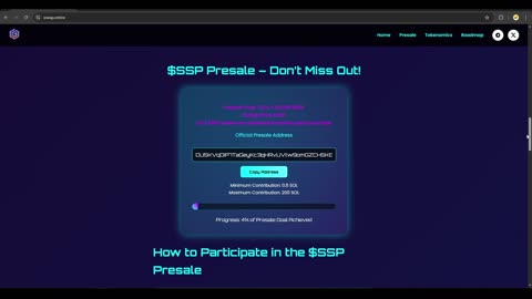 SSWAP.ONLINE Presale Is LIVE! Don’t Miss the Next Big Solana GEM
