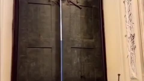 1000+ year old door Why did they make it so large_