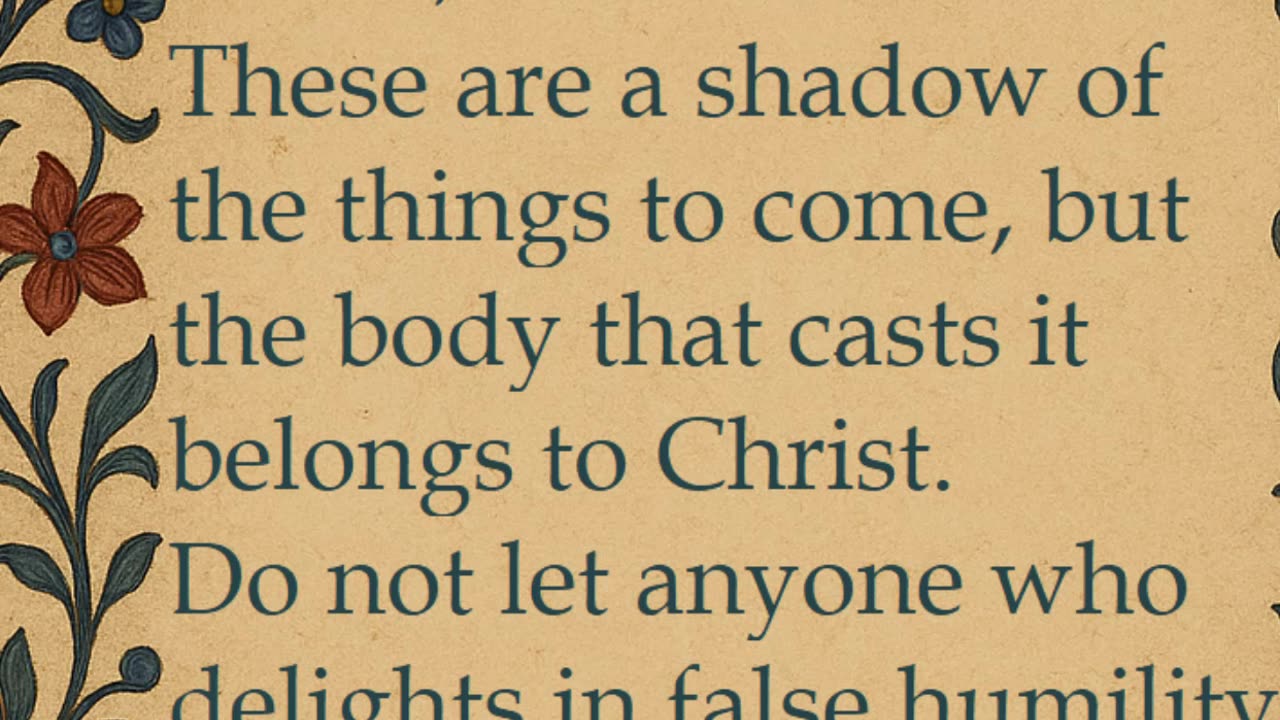 Learn the Bible through song Col Ch 2