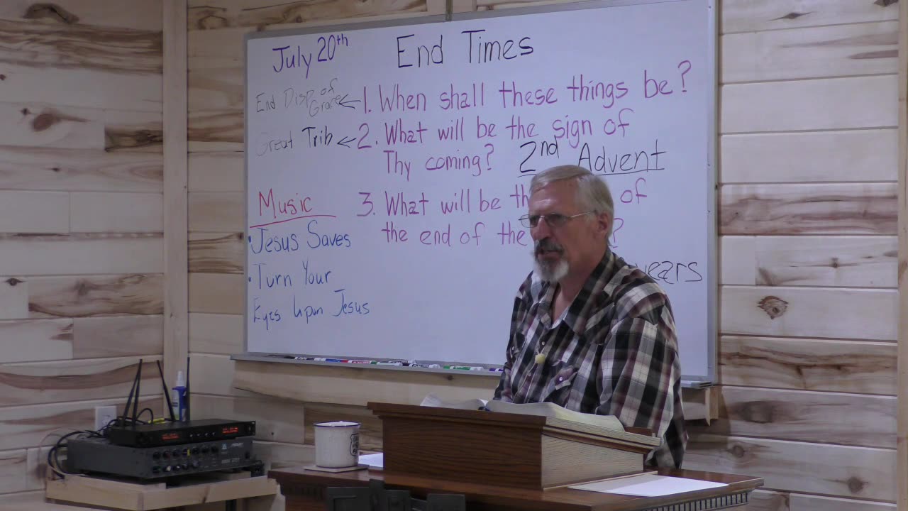 Jesus speaks of the End Times