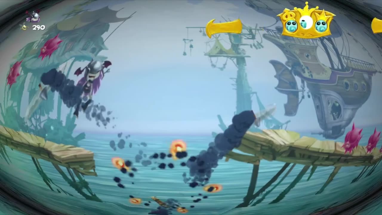 Rayman Legends gloo gloo 8-bit