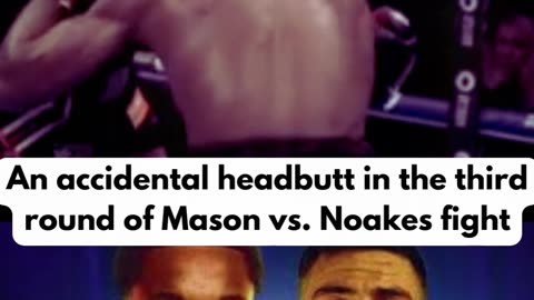 ABDULLAH MASON AND SAM NOAKES CLASH HEADS.