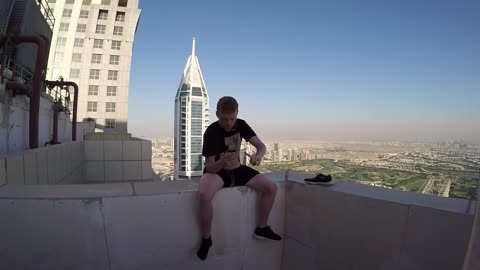 MY FRIEND FELL OFF A 50FT ROOF! Q&A in DUBAI!