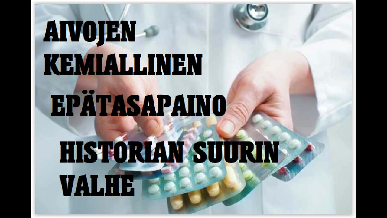 Kemiallisen epätasapainon myytti - psykiatrian suurin valhe