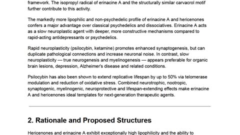 Pharmacological Analogues of Erinacine A and Hericenones from Hericium erinaceus