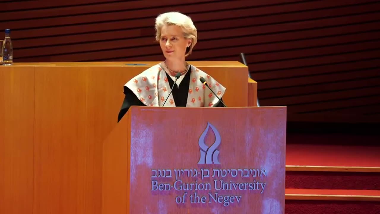 EU President Von Der Leyen: "Europe is the values of the Talmud..."