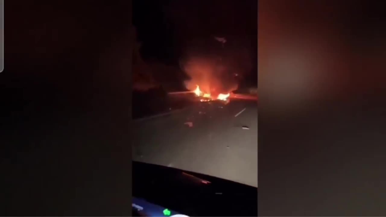 Incendio del auto de Diogo Jota