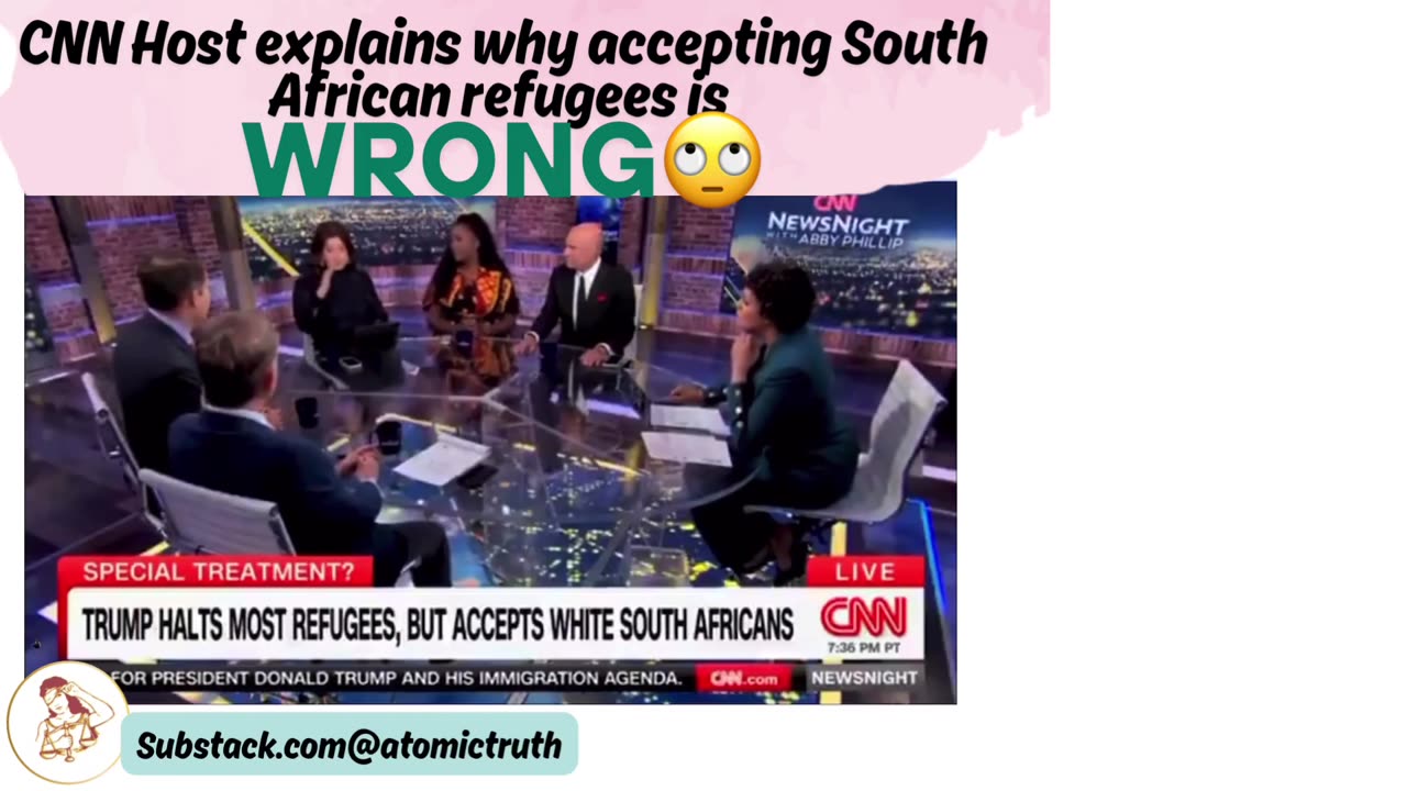 59 white South Africans have arrived in the US - Not Everyone is Happy - CNN Round Table