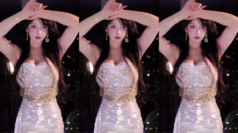 Korean girl dancing in livestreaming 🩰