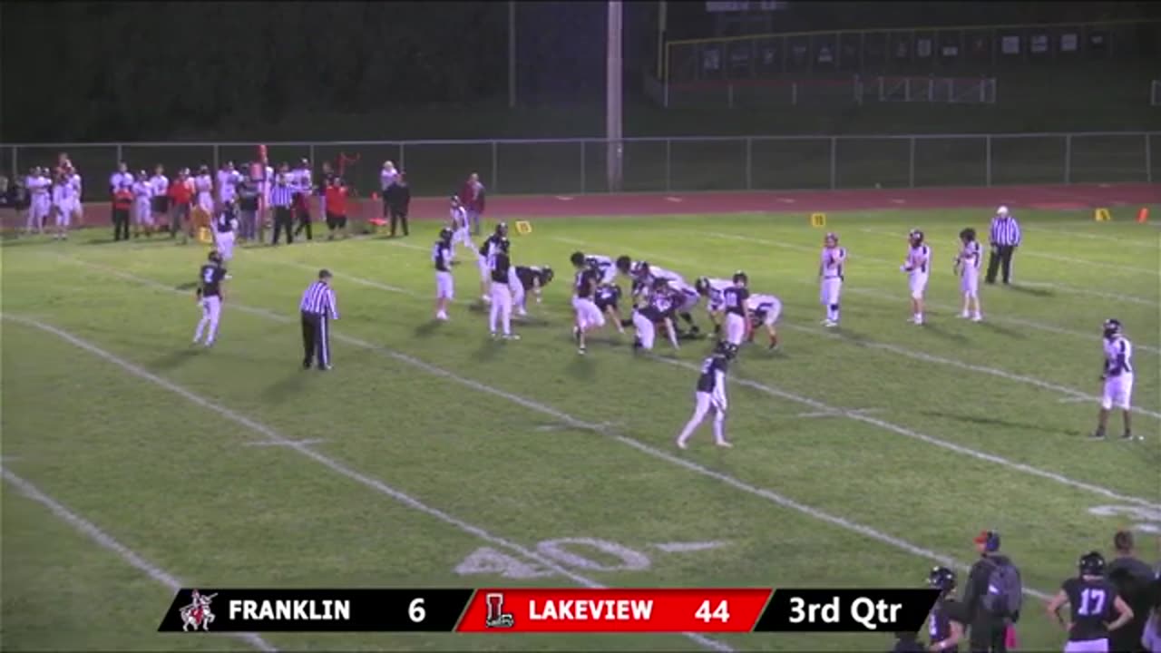 OCTOBER 25 2024 HIGH SCHOOL FOOTBALL: LAKEVIEW VS FRANKLIN RADIO BROADCAST