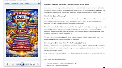 LBF - LETS BE FRIENDS - why "HUB CENTRIC MARKETING" (new 2026 winning trend) TOP TEAM ROB BUSER