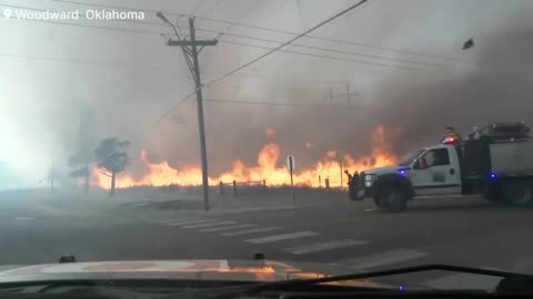 Firefighters struggle to contain widespread wildfires and fire tornadoes race across the landscape