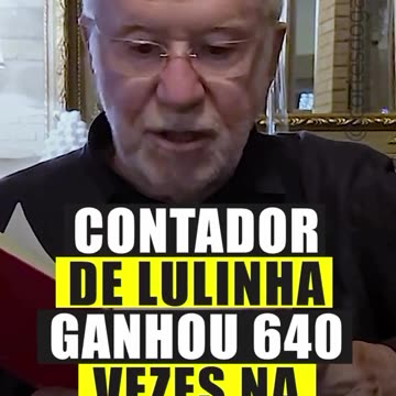 CONTADOR DE LULINHA GANHOU 640 VEZES NA LOTERIA