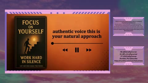 Focus on Yourself and Work Hard in Silence | Audiobook Presented by TsCraftyCorner