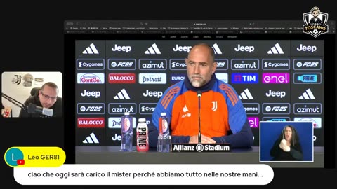Conferenza stampa Juventus - Udinese