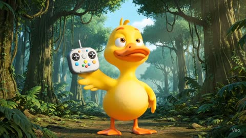 The superpower Drone camera of duck