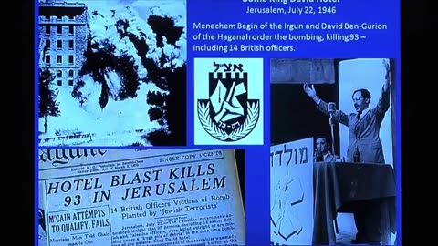 IsraeI was founded by terrorists, using terrorism.