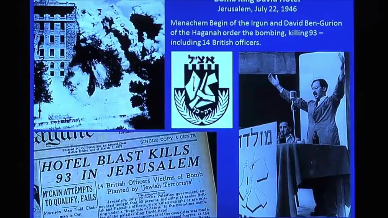 IsraeI was founded by terrorists, using terrorism.