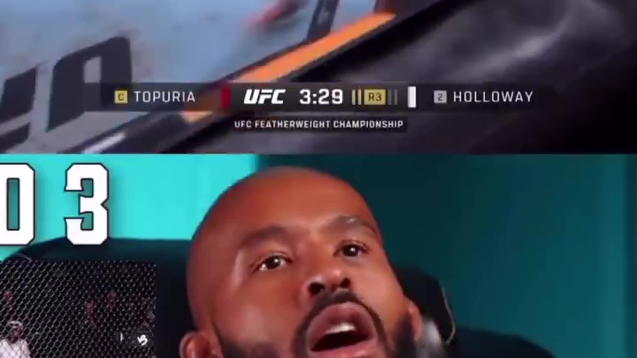 Ilia Topuria knocking out Max Holloway