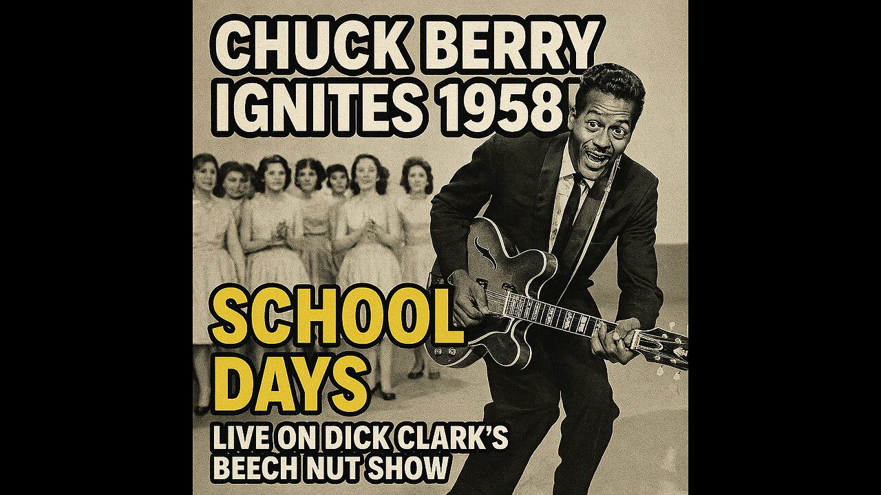 Chuck Berry ~ School Days (1958) Portrait Format