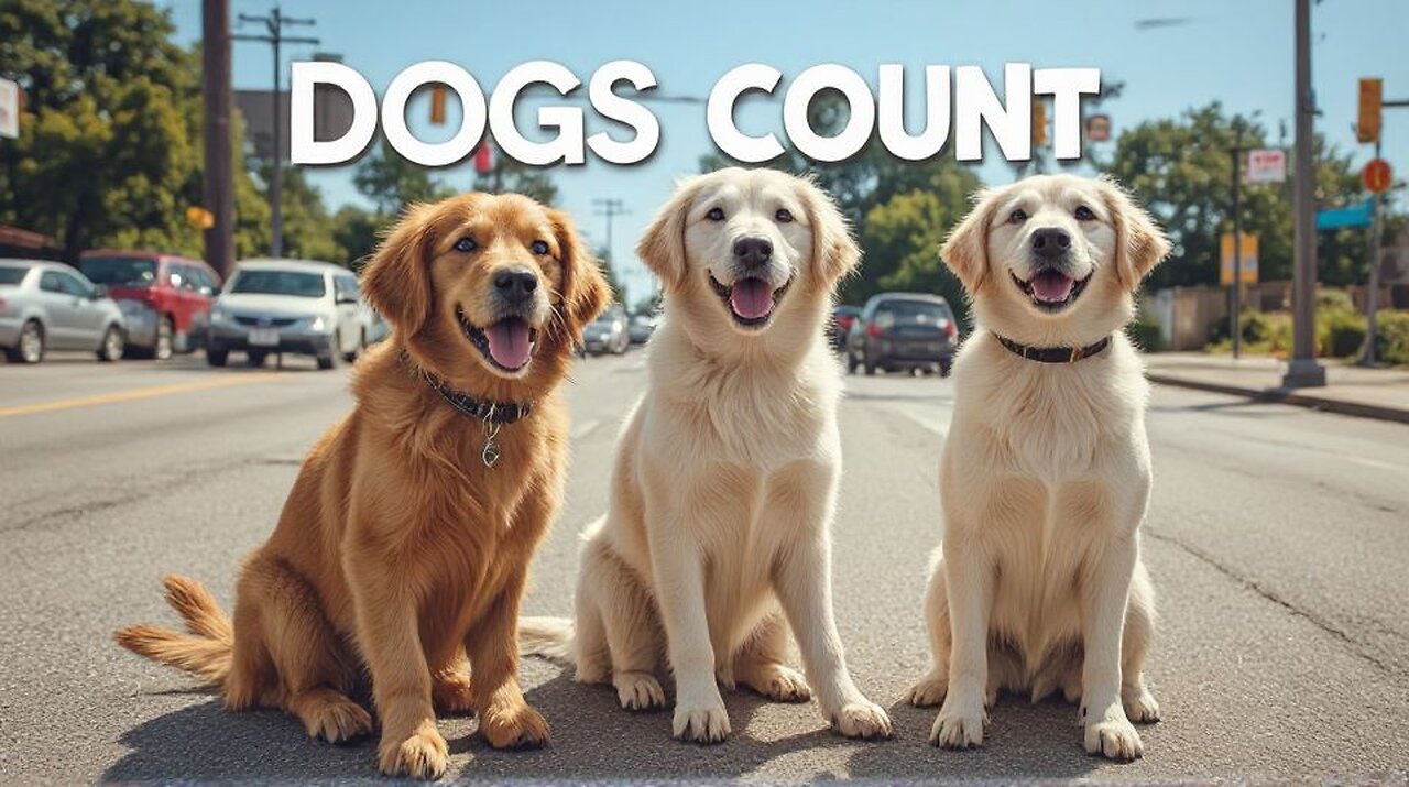 Tail - Wagging Mathematicians: Dogs Shock Viewers by Counting Cars