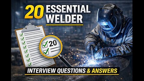 Top 20 Welder Interview Questions Every Welder Should Know
