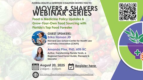 HHS Federal Policy Updates & Food Forests grow backyard Food is Medicine