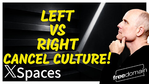 Charlie Kirk: Left vs Right CANCEL CULTURE! Twitter/X Space