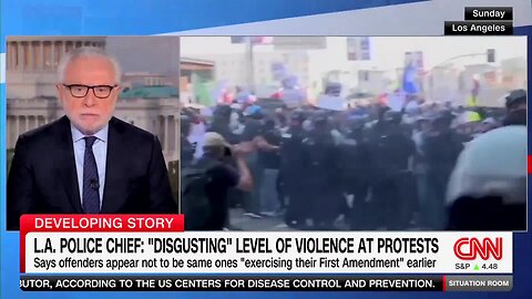 Maxine Waters Claims that There Has ‘Been No Violence’ in Los Angeles