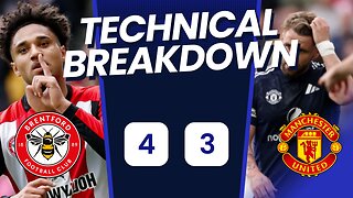 Brentford Stun Man United! 4-3 Thriller in Premier League Classic Highlights