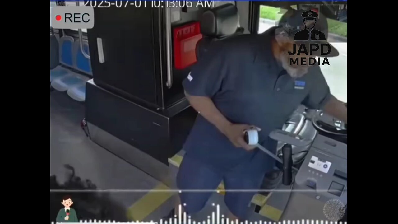Man stabs bus driver in the face during shocking attack caught on camera