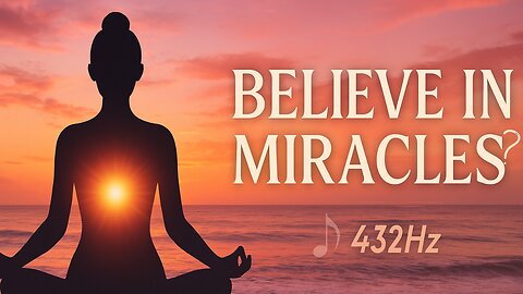 Rainy Sky Miracle 🌧 | Ocean Sounds & 432Hz Meditation Music for Deep Peace