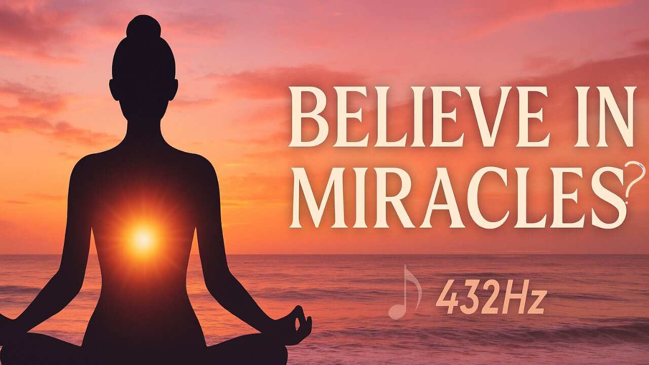 Rainy Sky Miracle 🌧 | Ocean Sounds & 432Hz Meditation Music for Deep Peace