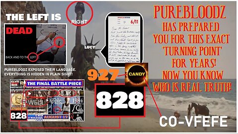 THE FINAL BATTLE 828- BACK AND TO THE LEFT: A PSYOP WITHIN A PSYOP WITHIN A PSYOP. THE LEFT IS DEAD. THE CLOWNSHOW CONTINUES CO-STARRING CHARLIE KIRK. 