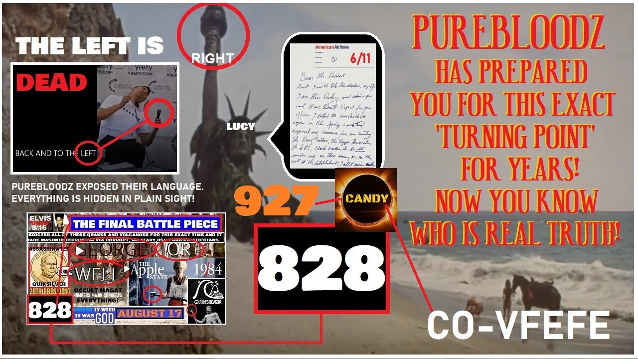 THE FINAL BATTLE 828- BACK AND TO THE LEFT: A PSYOP WITHIN A PSYOP WITHIN A PSYOP. THE LEFT IS DEAD. THE CLOWNSHOW CONTINUES CO-STARRING CHARLIE KIRK.