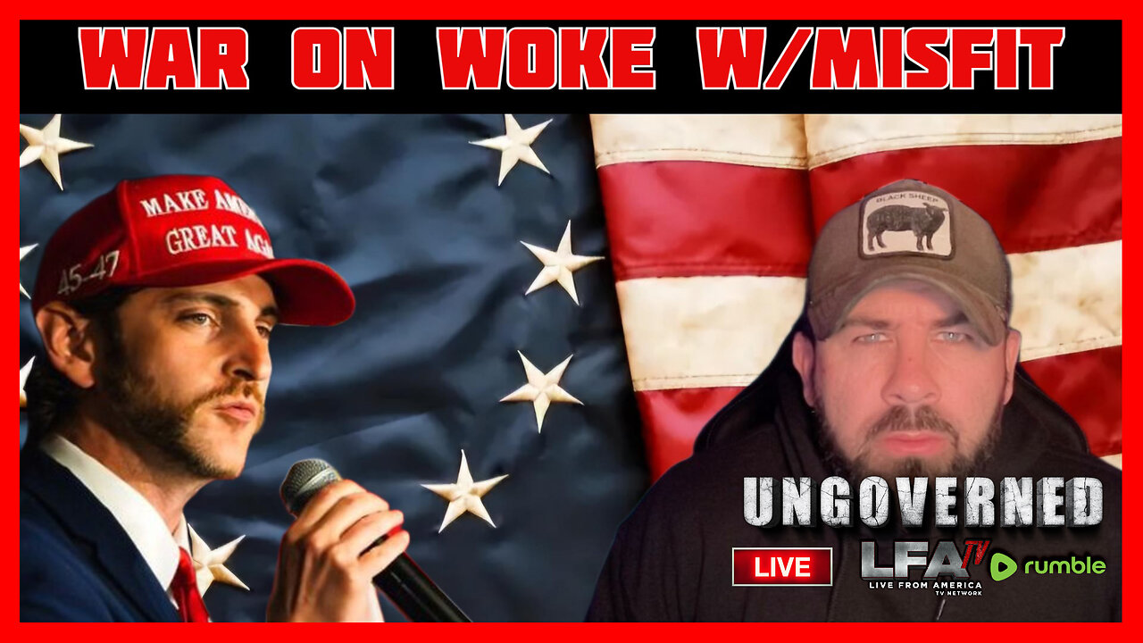TAKING ON THE "WOKE RIGHT" W/ MISFIT PATRIOT! | UNGOVERNED 10.30.25 10AM