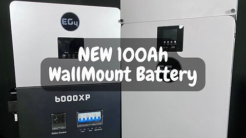 NEW EG4 WallMount Battery! Compact Power with 5.12kWh of LiFePO4 🔋💥