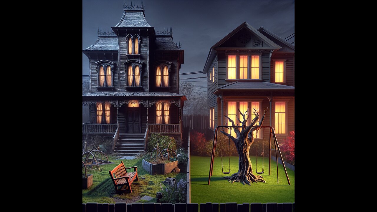 The haunted house next door!!😱#horrorstories