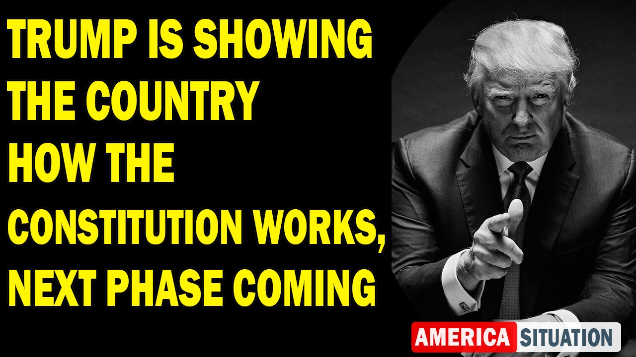 X22 Report Huge Intel: Trump Is Showing The Country How The Constitution Works, Next Phase Coming