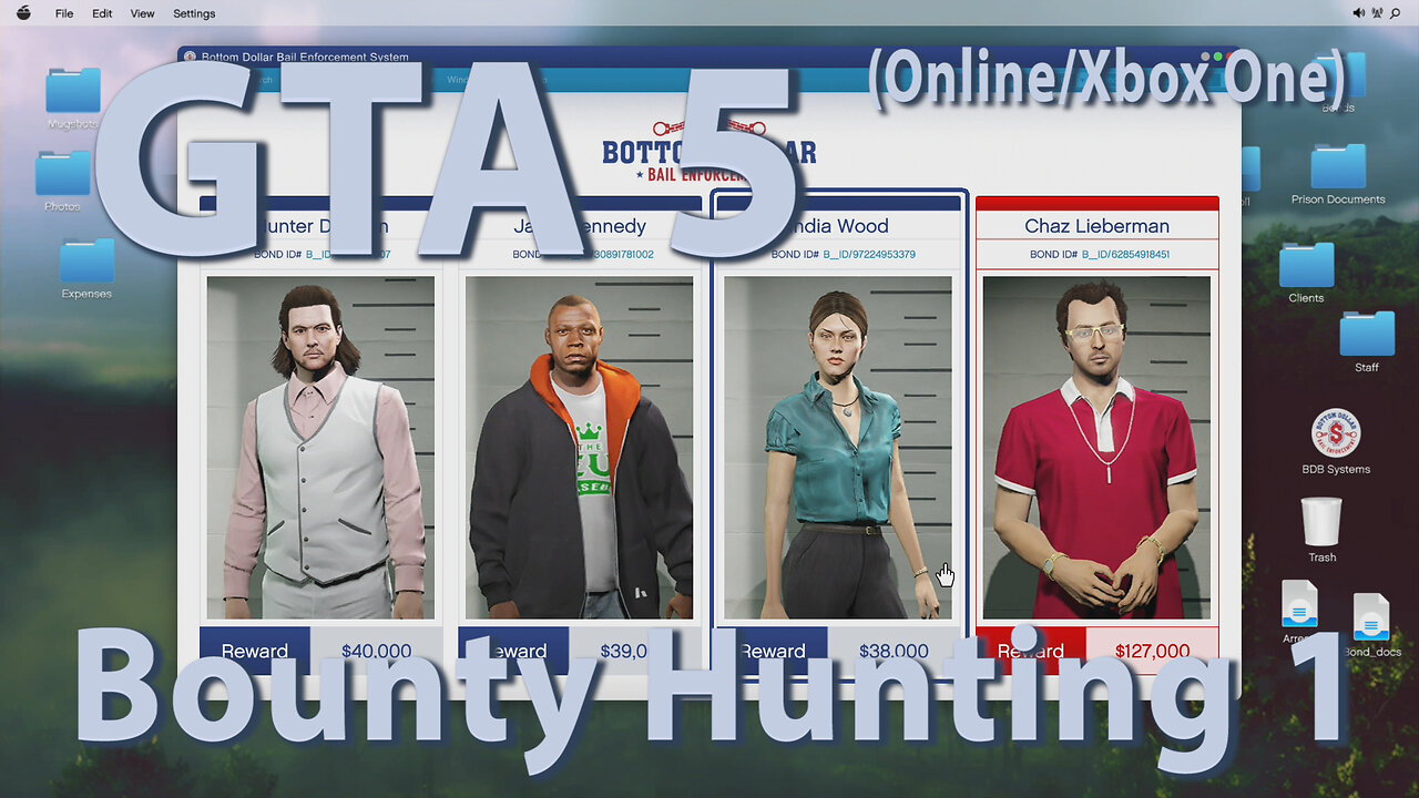 GTA 5 (Online Xbox One) Bounty Hunting 1