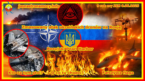 Zmasowany atak ukraińskich dronów na Rosję Rosyjski Pearl Harbor Fałszywa flaga