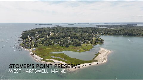 Stover's Point Preserve West Harpswell Maine in Beautiful 4K