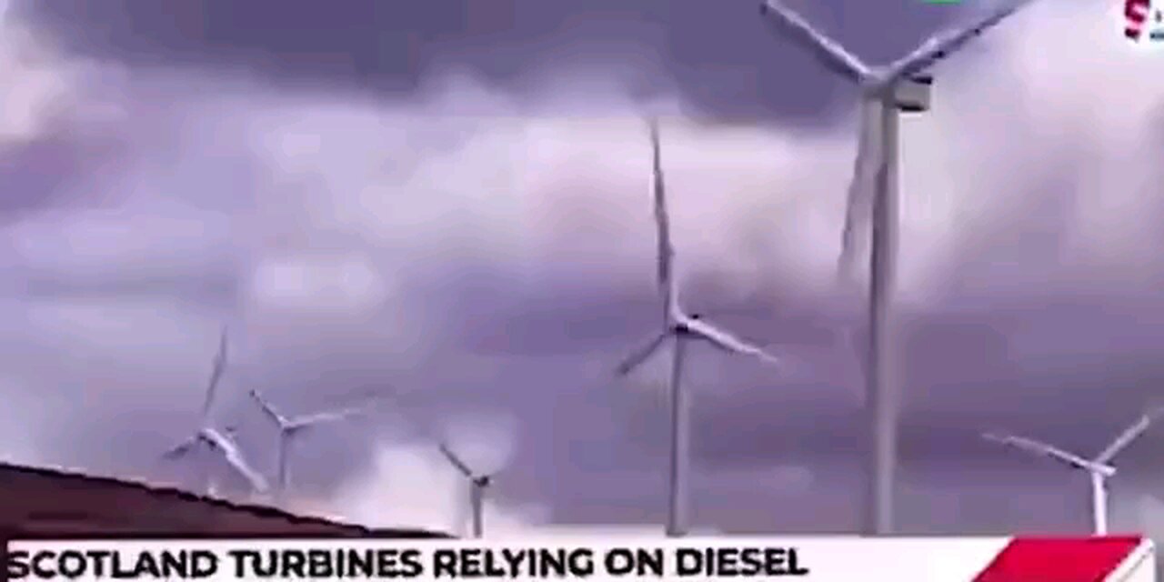 Scotland's Wind Turbines Rely On Diesel Generators To Function
