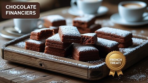 Chocolate Financier | Elegant French Almond Cake Recipe