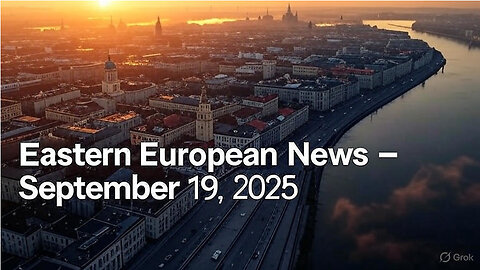Eastern European Perspective Daily News Briefing September 19 2025