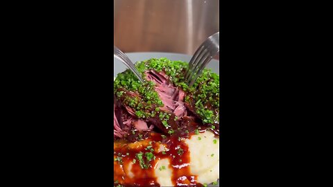 Fried beef short ribs, Honey roasted whole chicken, Beef mashed