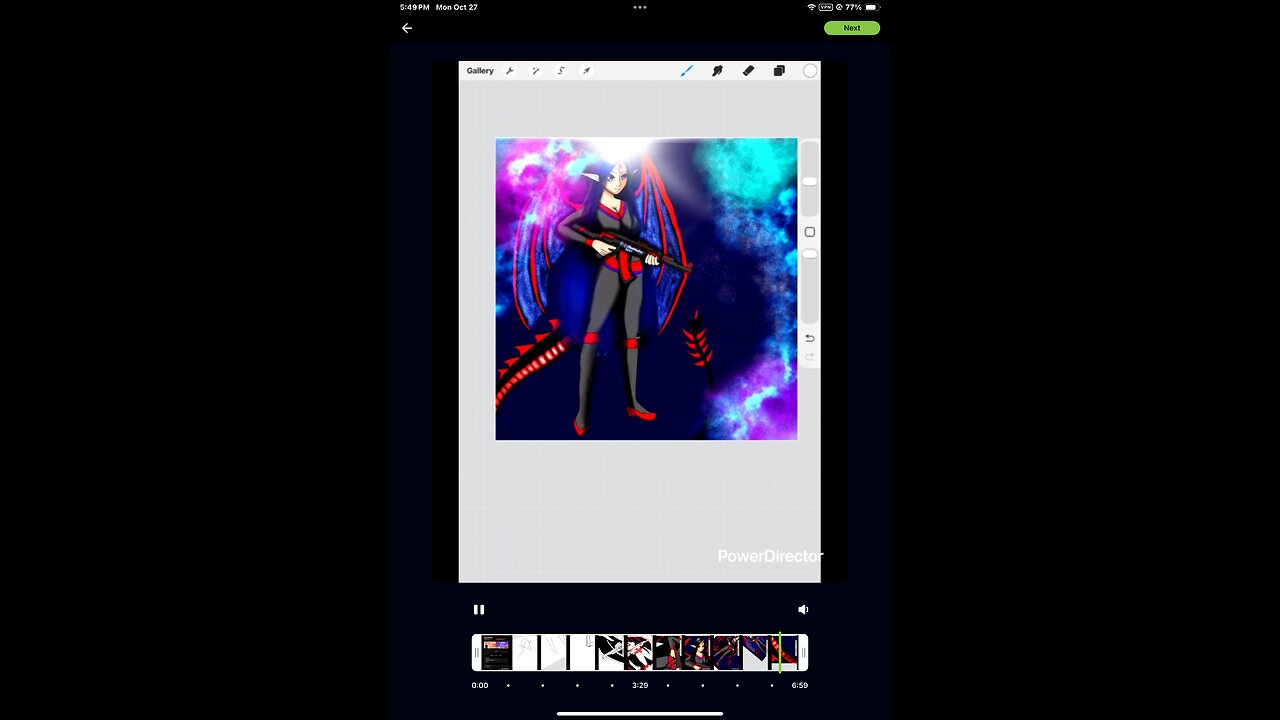 Speedpaint Nuclear Joestar with a new weapon