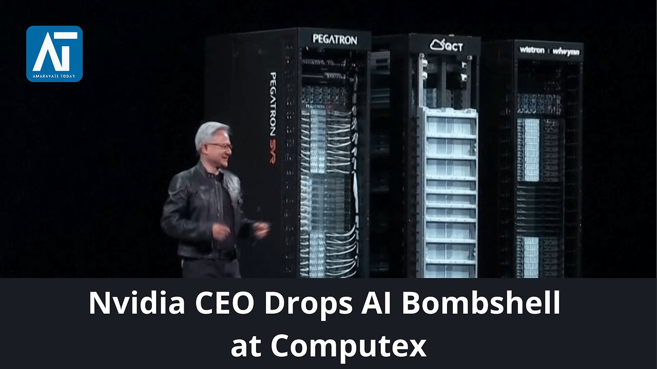 Jensen Huang Unveils Nvidia’s Latest AI Tech at Taiwan Computex 2025 | AT World News