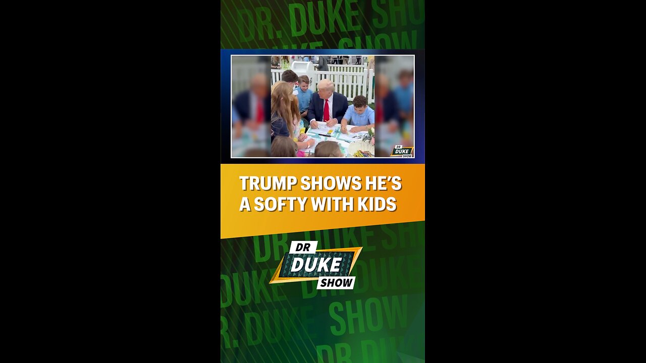 🤗Trump Shows He’s A Softy With Kids