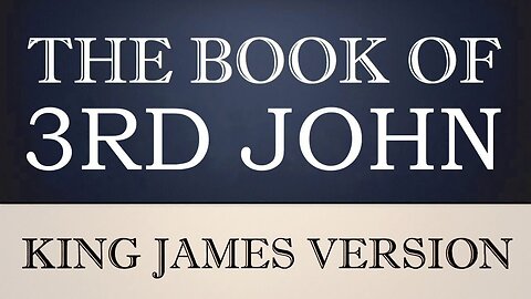 64) The Book of 3rd John